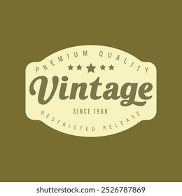 Vintage stylist shape logo design, vintage logo design, vintage brand logo design, vintage stylist shape logo Design