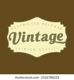 Vintage stylist shape logo design, vintage logo design, vintage brand logo design, vintage stylist shape logo Design