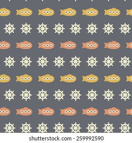Vintage submarine pattern