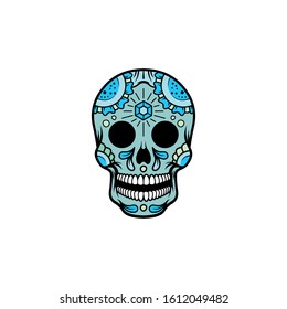 Vintage Sugar Skull Vector Eps 10