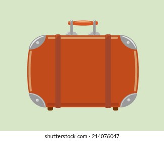 Vintage suitcase.