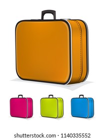 vintage suitcases set