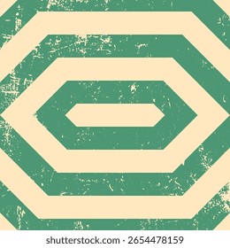 Vintage summer colorful background in retro 70s style. Vector texture in a trendy retro psychedelic style. The green range