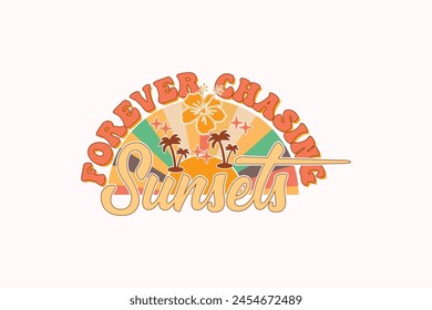 Vintage Summer EPS T-shirt Design