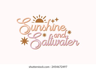 Vintage Summer EPS T-shirt Design