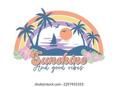 Vintage Summer, Retro Summer, Summer Quote, Beach, Ocean