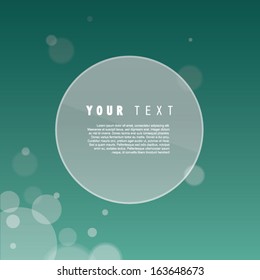 Vintage summer text bubble