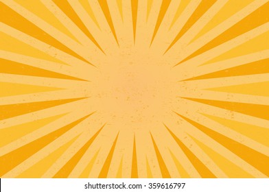 Vintage sun