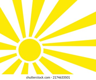 Vintage sun rays summer design. Use this vector illustration to create a beautiful effect on your posters, t-shirts, banners, etc.