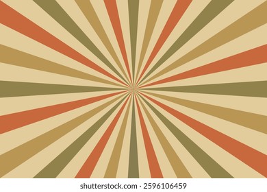 Vintage sun retro background. Sun ray retro background