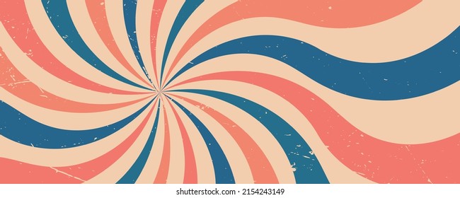 Vintage Sun Retro Banner Background Colorful Stock Vector (Royalty Free ...