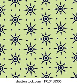 Vintage sun in textures background design. Illustration vector textures or background. Suitable for interior work, garment industry. 