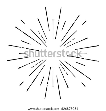 Vintage sunburst