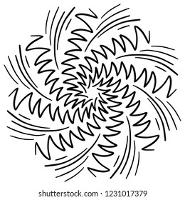 Vintage Sunburst Explosion Chalk Background Handdrawn Design Element Fireworks Black Rays