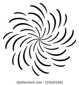 Vintage Sunburst Explosion Chalk Background Handdrawn Design Element Fireworks Black Rays