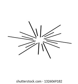 Vintage Sunburst Explosion Vector / Illustration