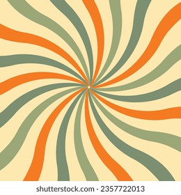 Vintage sunburst retro background 70's 80's 90's Trendy with bright colour perfect for poster, wallpaper, banner and backdrop 