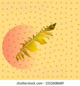 Vintage Sunny summer pattern in retro style of the 80s. textile fashionable retro design in the style of the eighties.