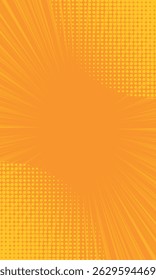 Vintage superheroes comics poster backdrop. halftone texture and superhero vector. Comic book halftone background.