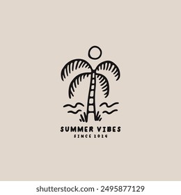 Vintage surf design template for surf club, surf shop, surf merch.