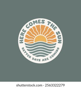 Vintage surf design template for surf club, surf shop, surf merch.