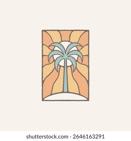 Vintage surf design template for surf club, surf shop, surf merch.	