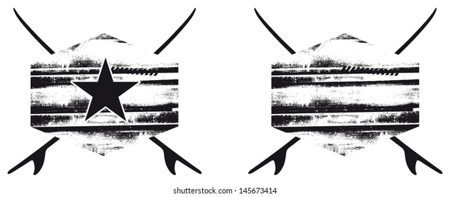 vintage surf shields