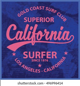 Vintage Surfing Graphics and Emblems.
