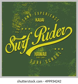 Vintage Surfing Graphics and Emblems.