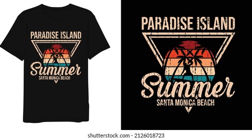 Vintage Surfing T-shirt Design for Man  