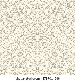 Patrón veloz en color pálido, fondo ornamental vectorial para el diseño de la tarjeta de invitación a la boda