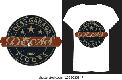 Vintage T shirt design for business