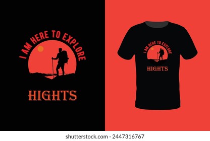 It's a vintage t shirt design,. This design for those guys who love to explore mountain.

thank you.