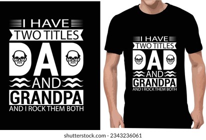 vintage t shirt design typography design ,happy grandpa