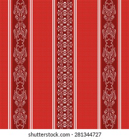 vintage tablecloth seamless pattern. beautiful vector background, the idea for decor, wallpaper and textiles