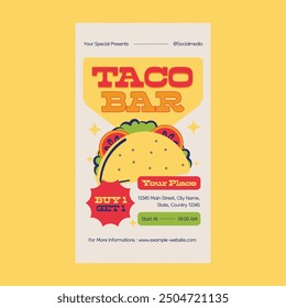 Vintage Taco Bar Social Media Story