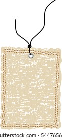 Vintage tag label
