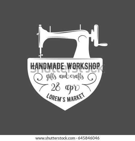 vintage tailor labels, badges and design elements