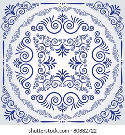 Vintage tapestry background. Vector