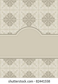 Vintage tapestry background. Vector