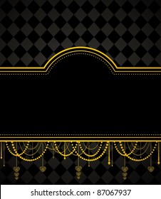 Vintage tapestry background. Vector