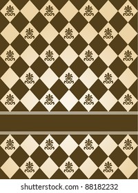 Vintage tapestry background. Vector