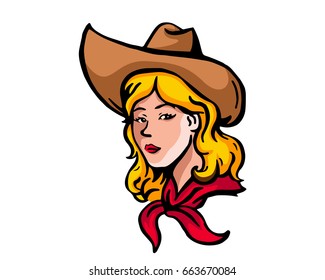 Vintage Cowgirl Images Stock Photos Vectors Shutterstock