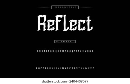 Vintage tattoo font. Font for the tattoo studio logos, alcohol branding, and many others in retro style.