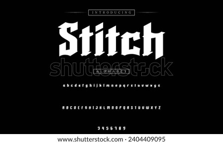 Vintage tattoo font. Font for the tattoo studio logos, alcohol branding, and many others in retro style.