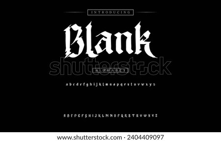 Vintage tattoo font. Font for the tattoo studio logos, alcohol branding, and many others in retro style.
