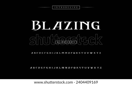 Vintage tattoo font. Font for the tattoo studio logos, alcohol branding, and many others in retro style.