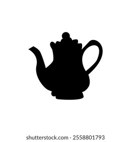 Vintage teapot logo design vector. Unique teco icon.	