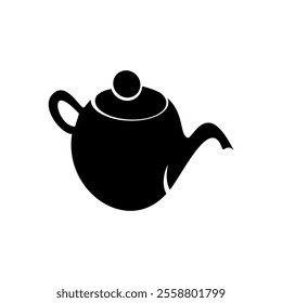 Vintage teapot logo design vector. Unique teco icon.	