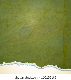 Vintage teared paper